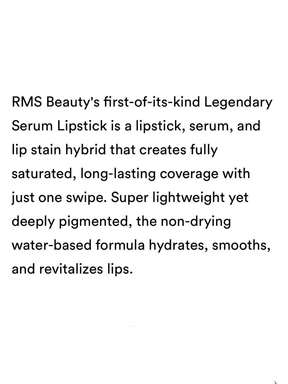 RMS Beauty Legendary Serum Lipstick “Ruby Moon”